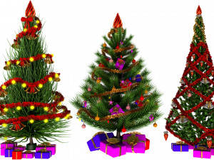 christmas wreath Model 3D