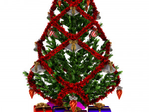 christmas wreath Model 3D