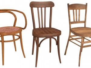 chair collection 3D मॉडल