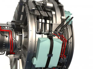 aircraft engine 3D Model
