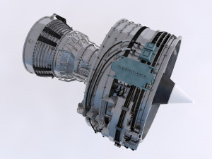 aircraft engine 3D मॉडल