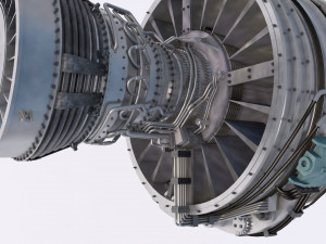 aircraft engine 3D मॉडल