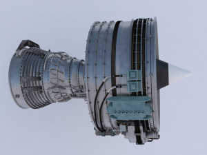 aircraft engine 3D मॉडल