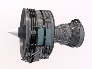 aircraft engine 3D मॉडल