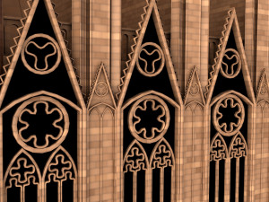 notre-dame de paris cathedral 3D Model