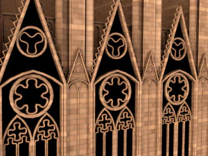 notre-dame de paris cathedral 3D Model