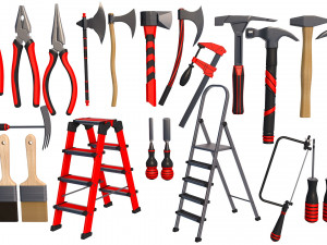 tools new - hand tools-garage tools 3D मॉडल