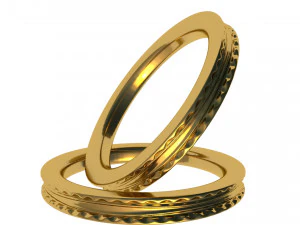 gold ring 3D Model