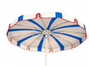beach chair set Model 3D