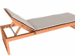 beach chair set Model 3D