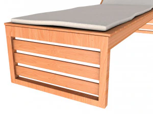 Strandkorb-Set 3D Modell