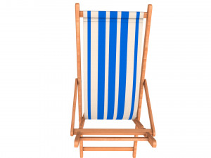 beach chair set Model 3D
