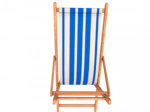 Strandkorb-Set 3D Modell