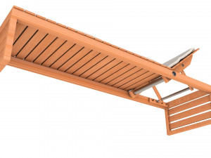 beach chair set Model 3D