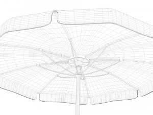 Strandkorb-Set 3D Modell