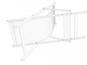 Strandkorb-Set 3D Modell