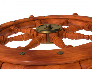 ship wheel 3D Model