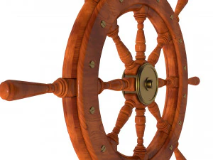 ship wheel 3D Model