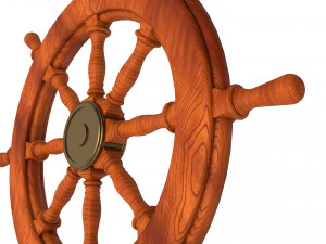ship wheel 3D Model
