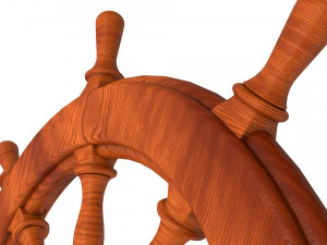 ship wheel 3D Model
