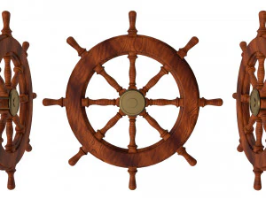 ship wheel 3D Model