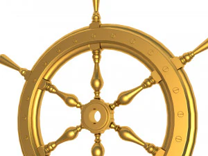ship wheel 3D Model