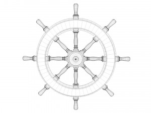 ship wheel 3D Model