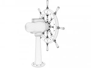 ship wheel 3D Model