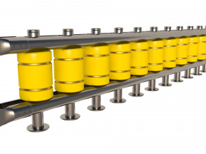 road barriers Modello 3D