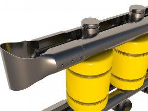 road barriers Modello 3D