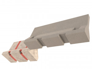 road barriers Modello 3D