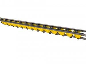 road barriers Modello 3D