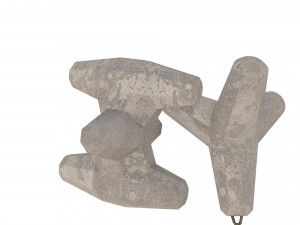 road barriers Modello 3D