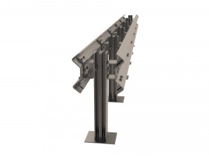 road barriers Modello 3D