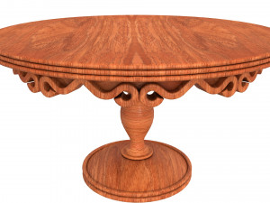 wooden table Modelo 3D