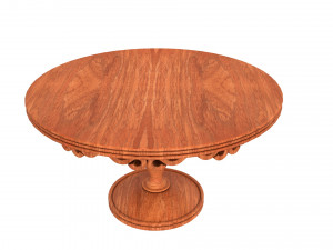 wooden table Modelo 3D