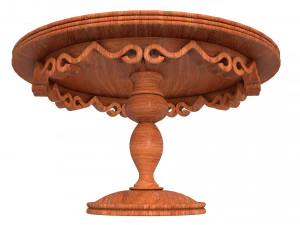wooden table 3D Model