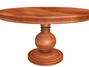 wooden table 3D Model