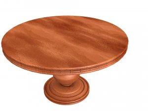 wooden table 3D Model