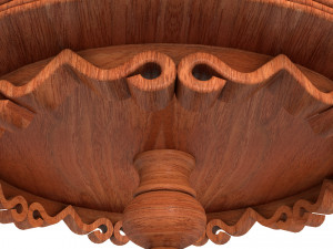 wooden table Modelo 3D