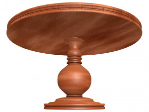 wooden table Modelo 3D