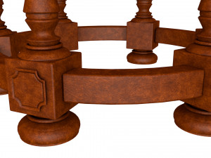 wooden table Modelo 3D