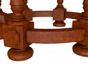 wooden table 3D Model