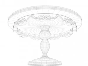 wooden table 3D Model