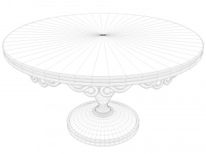 wooden table Modelo 3D