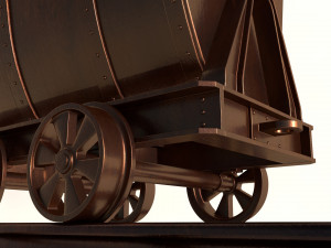 mine cart Modèle 3D