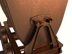 mine cart Modèle 3D