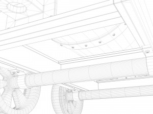 mine cart Modèle 3D