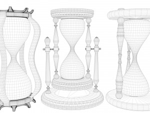 hourglass 3Dモデル