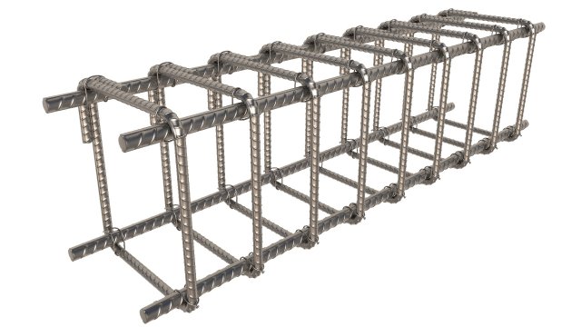 reinforcement iron 3D Model .c4d .max .obj .3ds .fbx .stl .blend 